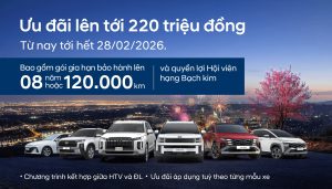 HYUNDAI THÀNH CÔNG TRIỂN KHAI CHƯƠNG TRÌNH ƯU ĐÃI THÁNG 2 “MUA XE NHƯ Ý – ĐÓN XUÂN PHÚ QUÝ”